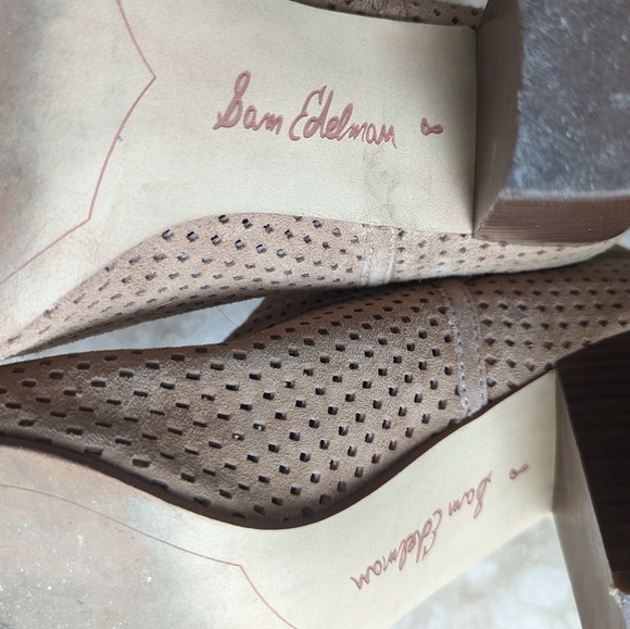 Sam Edelman brown booties size 8 - Picture 2 of 4